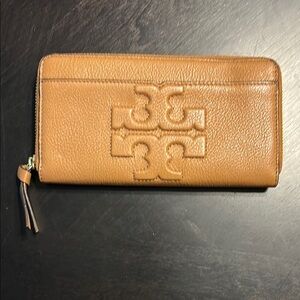 Tory Burch Tan Leather Wallet